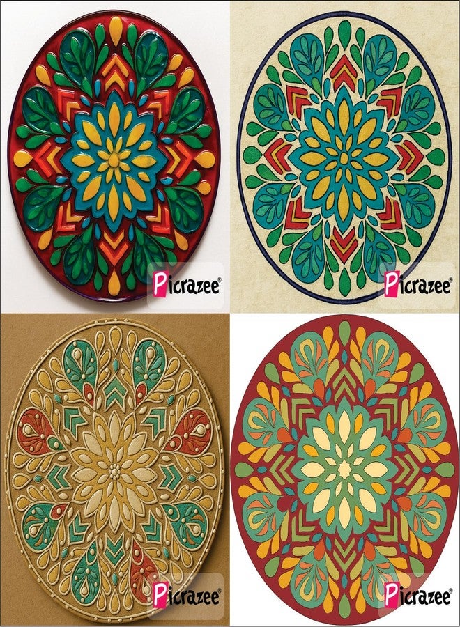 PICRAZEE مجموعة الرسم والتلوين الخشبية للأطفال من PICRAZEE | ألواح MDF مستوردة من خشب الصنوبر بسمك 5.5 مم مع علامات مسبقة، تتضمن 6 ألوان وفرشتين ولوحة ألوان وحامل | مجموعة أنشطة الرسم والتلوين كهدية - Image 2